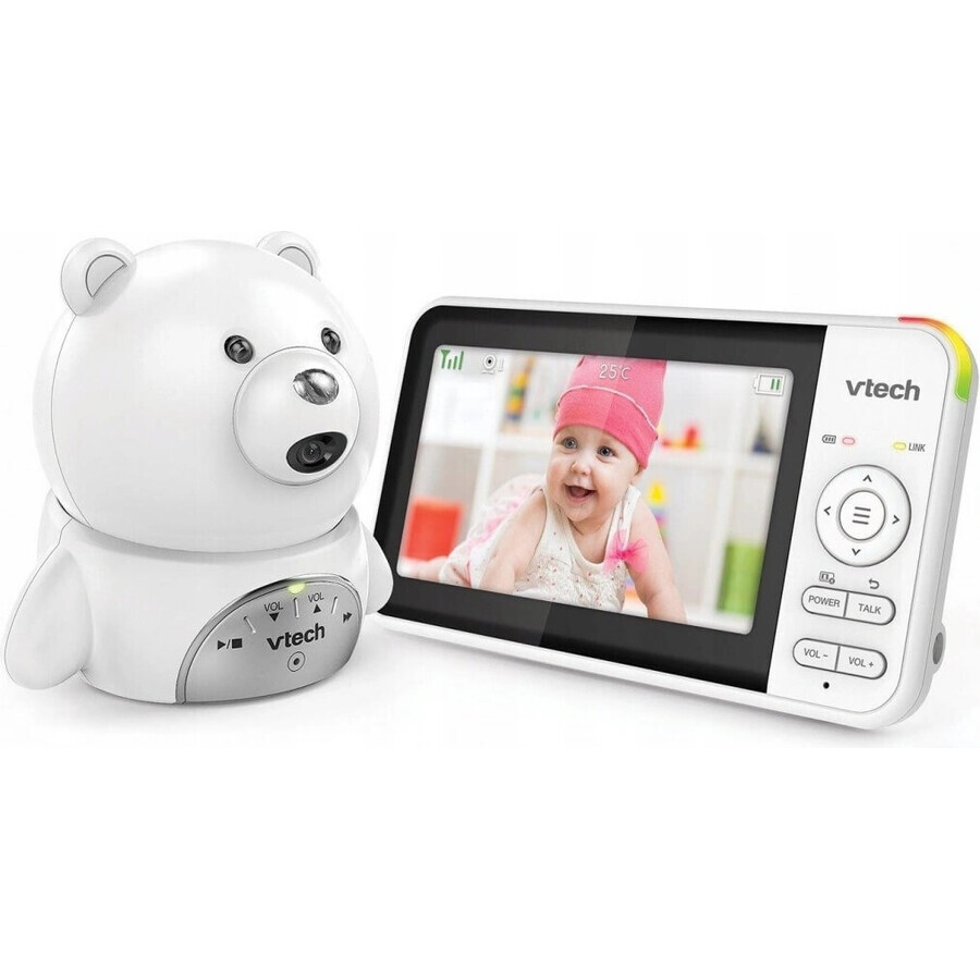 VTECH BM5150-BEAR, baby video babysitter cu ecran de 5" 1×1pcs, babysitter