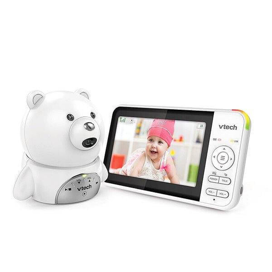 VTECH BM5150-BEAR, baby video babysitter cu ecran de 5" 1×1pcs, babysitter