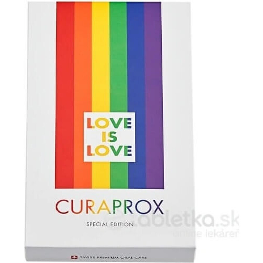 CURAPROX CS 5460 ultra morbido, edizione Rainbow 1×6 pezzi, spazzolino da denti