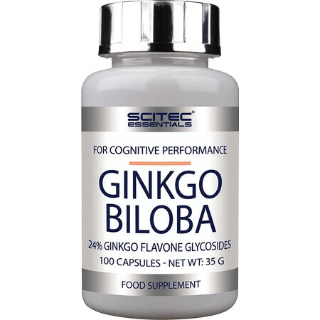 Scitec Nutrition Ginkgo Biloba 1×100 tbl, supliment alimentar