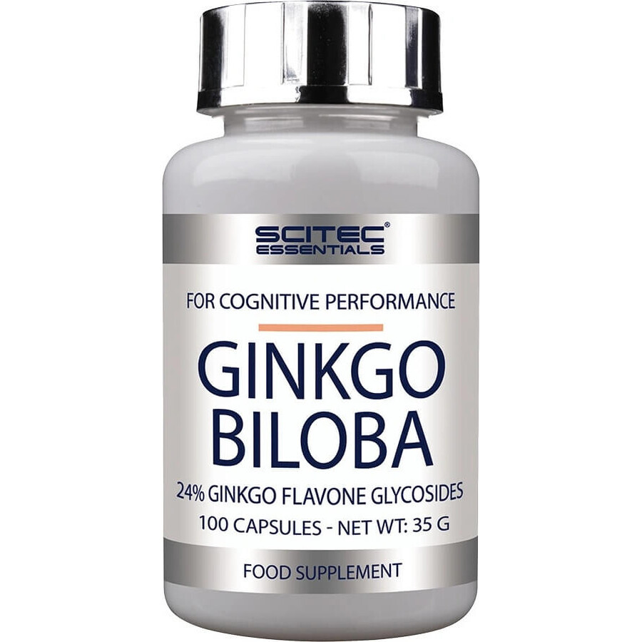 Scitec Nutrition Ginkgo Biloba 1×100 tbl, supliment alimentar