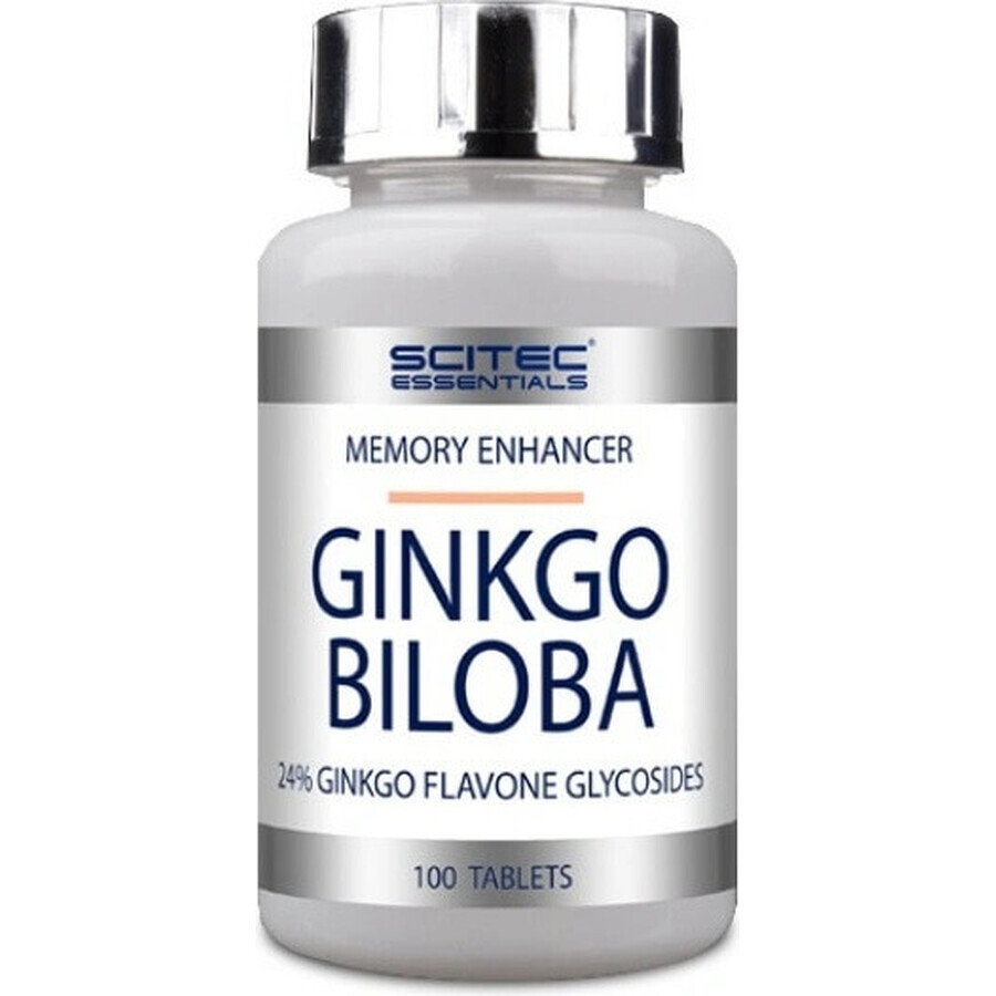 Scitec Nutrition Ginkgo Biloba 1×100 tbl, supliment alimentar