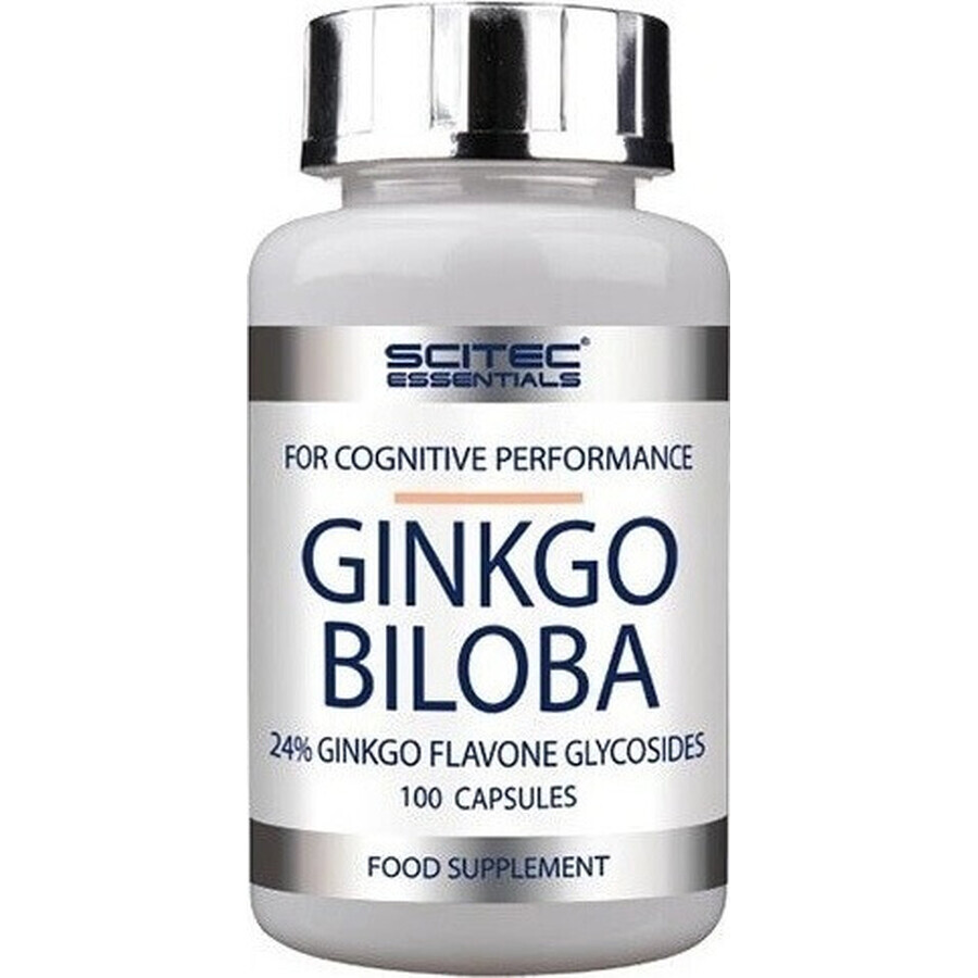 Scitec Nutrition Ginkgo Biloba 1×100 tbl, supliment alimentar