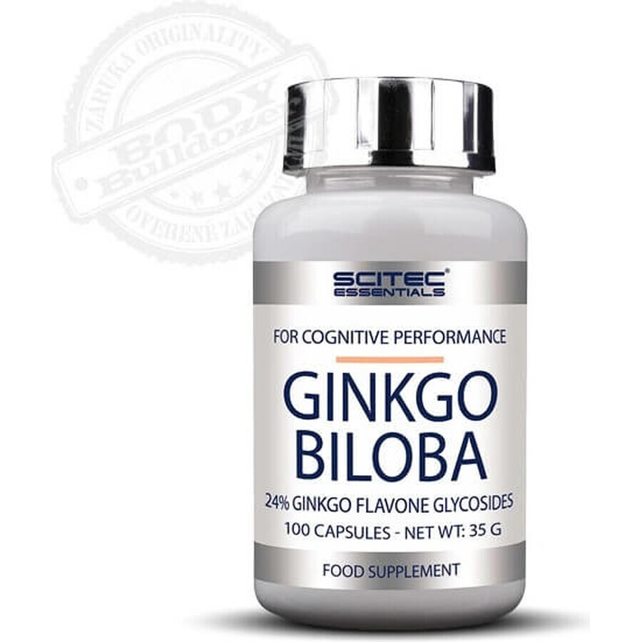 Scitec Nutrition Ginkgo Biloba 1×100 tbl, supliment alimentar