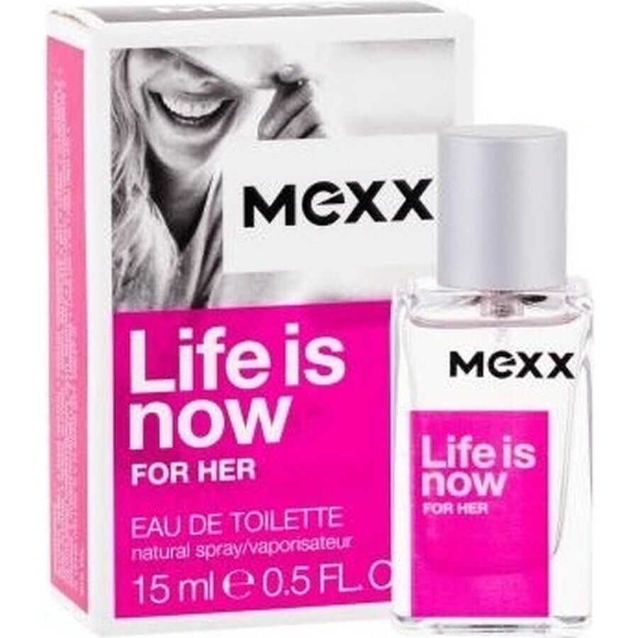 Mexx Life Is Now For Her Edt 15ml 1×15 ml, Apă de toaletă