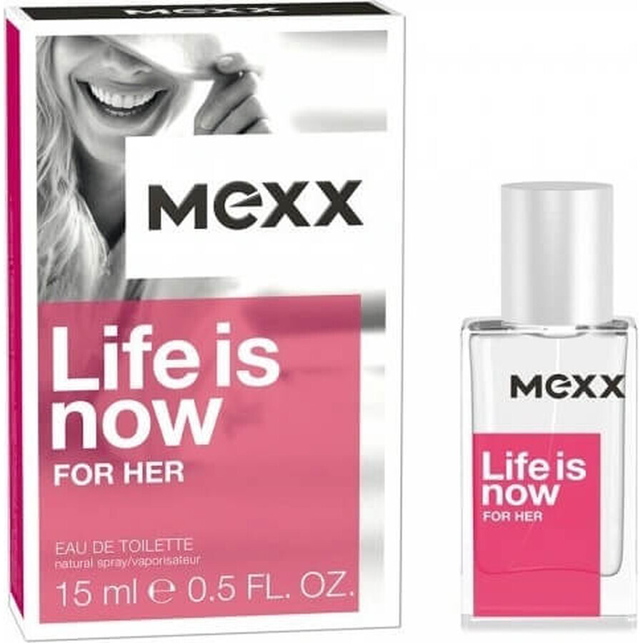 Mexx Life Is Now For Her Edt 15ml 1×15 ml, Apă de toaletă