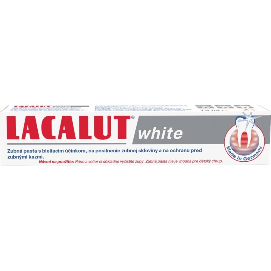 LACALUT WITTE TOOTH PASTE 1×75 ml, pasta