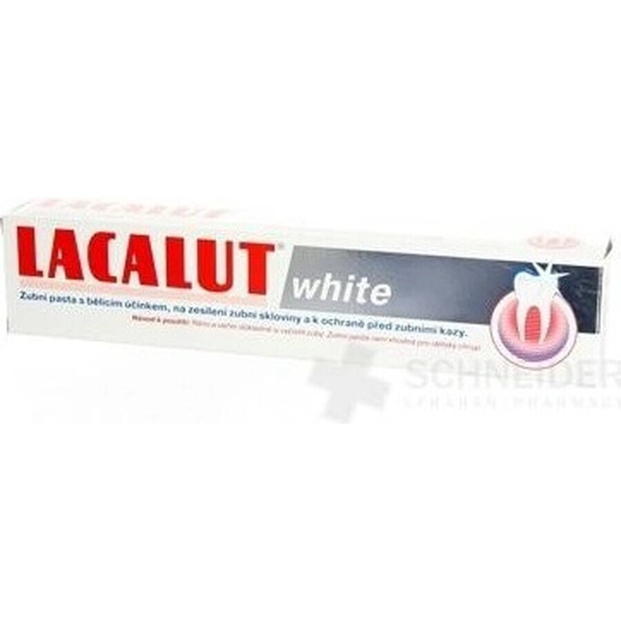 LACALUT WITTE TOOTH PASTE 1×75 ml, pasta