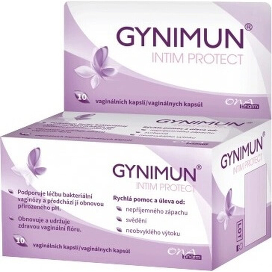 GYNIMUN INTIM CARE 1×10 cps, capsulă vaginală