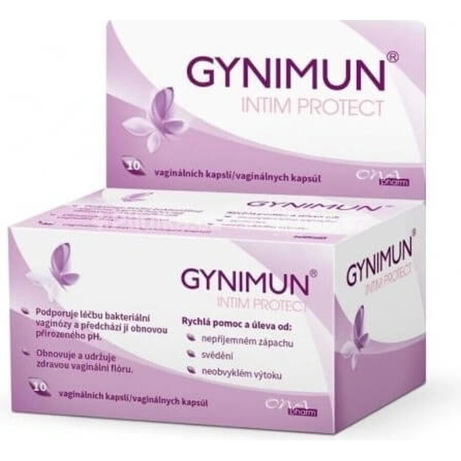 GYNIMUN INTIM CARE 1×10 cps, capsulă vaginală