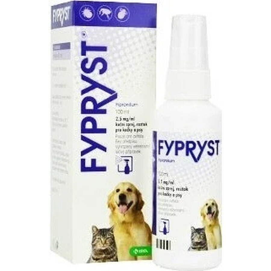 FYPRYST 2,5 mg/ml 1×100 ml, flea spray