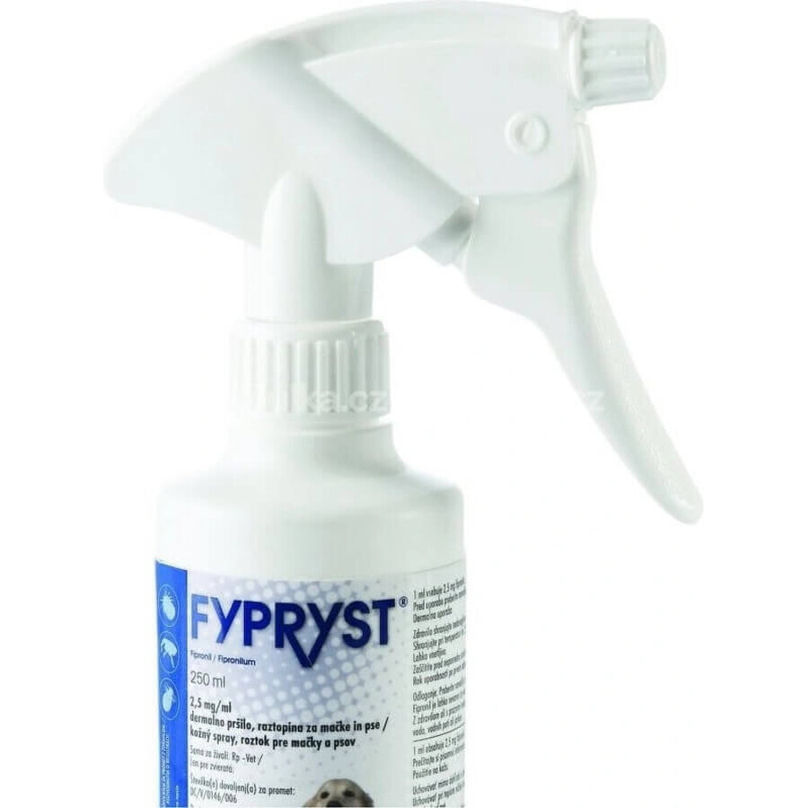 FYPRYST 2,5 mg/ml 1×100 ml, flea spray