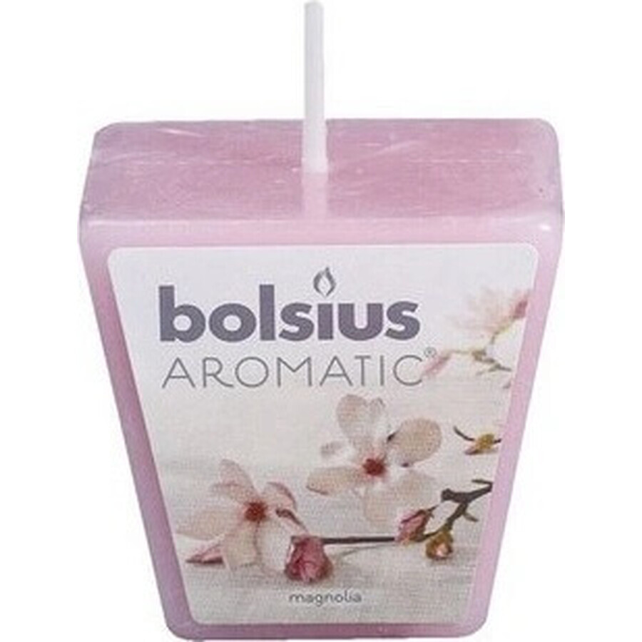 Bolsius Aromatic 2.0 Votiva 48mm Magnolia, vela perfumada 1×1 ud, vela perfumada