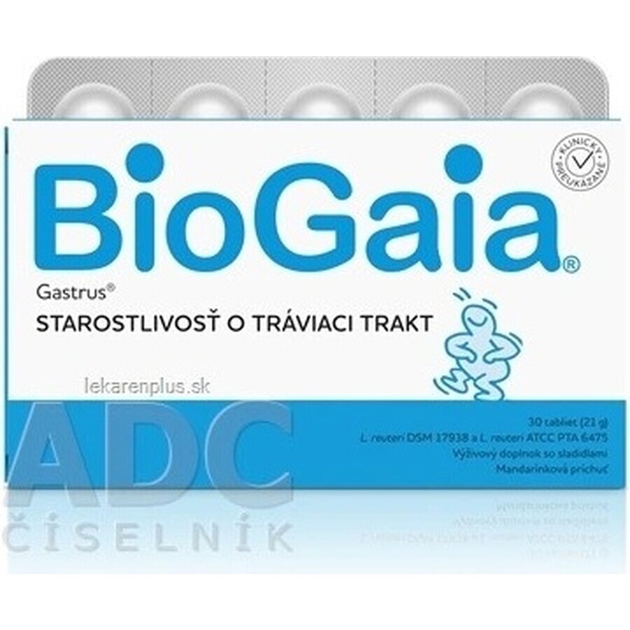 BIOGAIA GASTRUS TBL 30 1×30 tbl, supliment alimentar