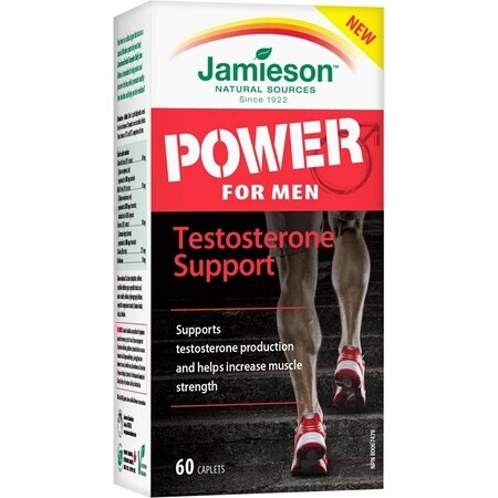 Jamieson POWER FOR MAN TESTOSTERON SUPPORT 1×60 cps, desodorante