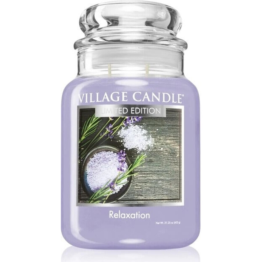 Village Candle Scented Candle in glass - Relax - Relax, large 1×1 pc