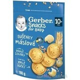 Gerber Snacks for Baby Butter Biscuits 1x180 g, biscuiți (de la 10 luni)