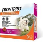 FRONTPRO® comprimate masticabile antiparazitare pentru câini (2-4 kg) 1×3 tbl, comprimate antiparazitare