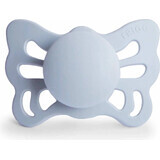 FRIGG Butterfly suzetă anatomică din silicon Powder Blue, 0-6m 1×1 buc, suzetă din silicon