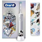 Oral-B EK Pro Kids 3+ Disney EK Pro Kids 3+ + kit da viaggio 1×1, spazzolino elettrico