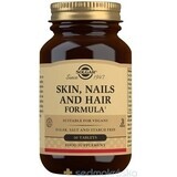 Solgar Skin, Nails & Hair Formula para piel, cabello y uñas 60 comprimidos 1×60 tbl, suplemento nutricional