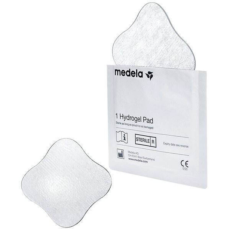 Medela hydrogelkompressen - 4 stuks 1×4 stuks, hydrogelkompressen