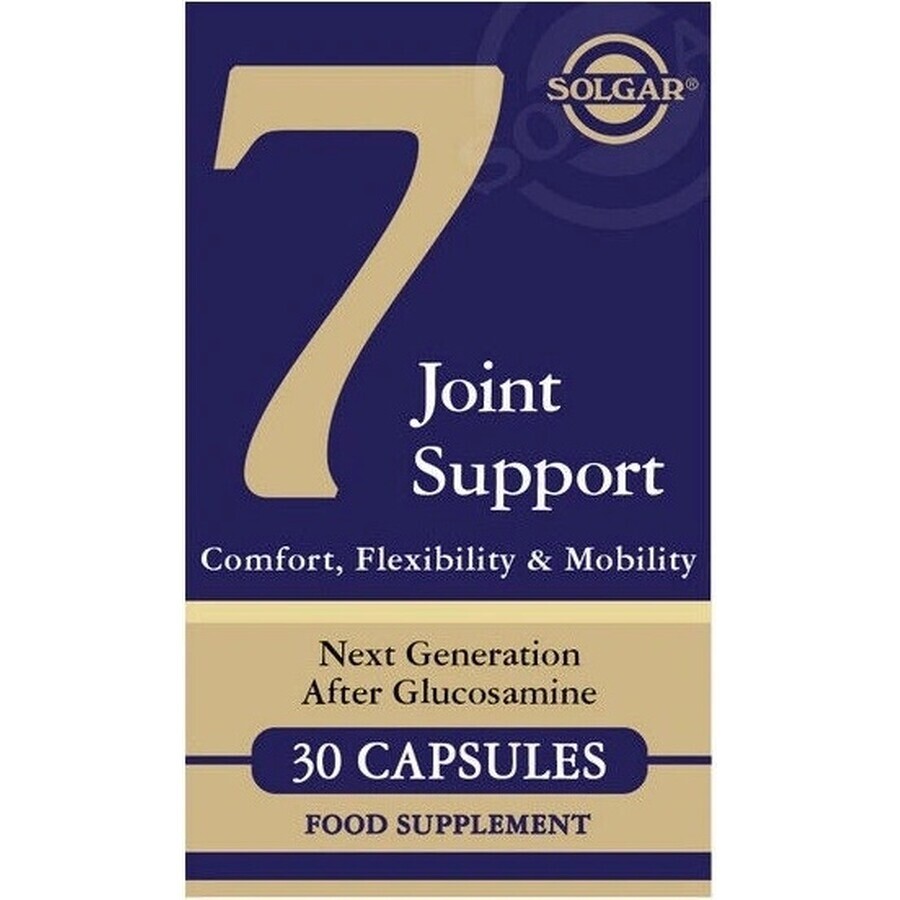 Solgar 7 Complex support for joints, cartilage and bones 30 capsules 1×30 tbl, food supplement