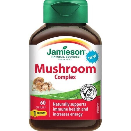 JAMIESON MUSHROOM COMPLEX 1×60 cps, food supplement