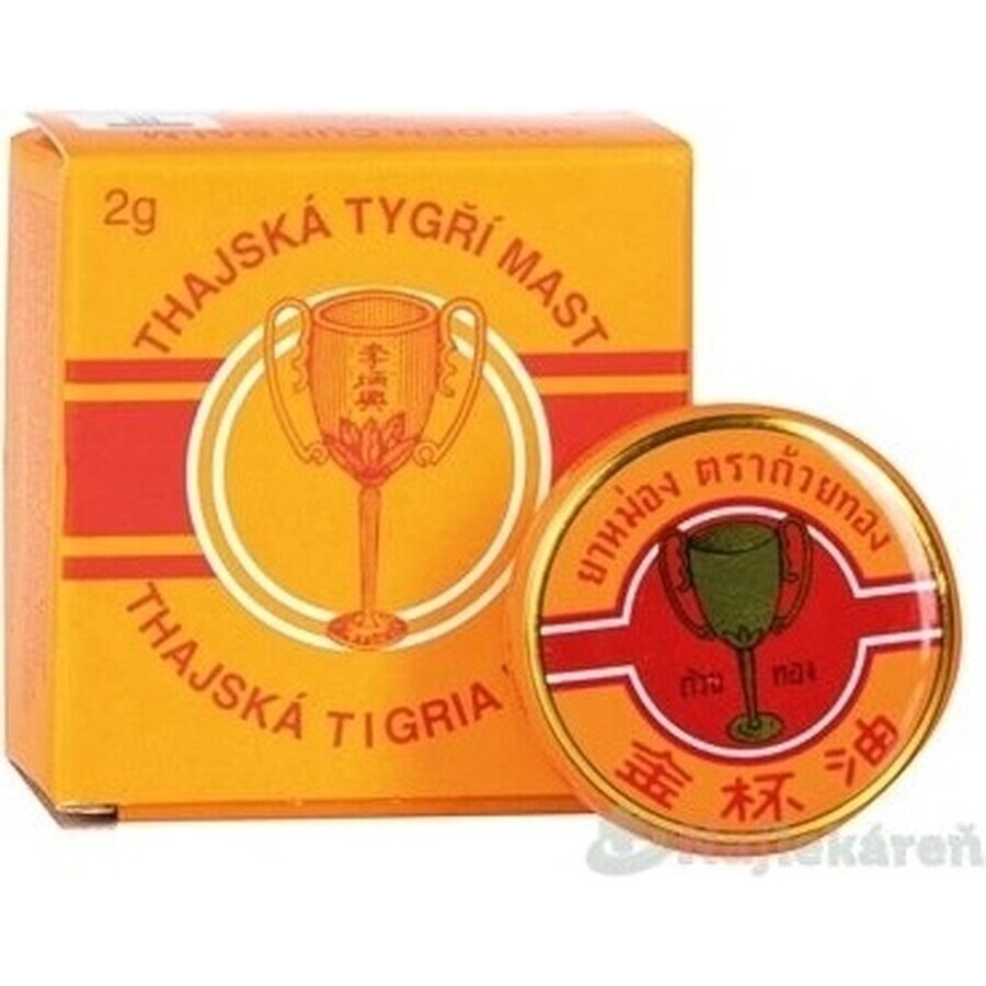 Unguent tigru Thai GOLDEN CUP BALM 1x2 g