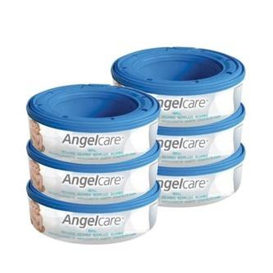 Angelcare Cartouches de remplacement Angelcare 1×6 pcs, cartouches de remplacement pour les paniers