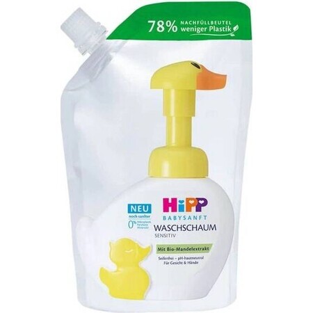 HIPP BABYSANFT spumă de spălat 1×250ml, spumă de spălat, refill