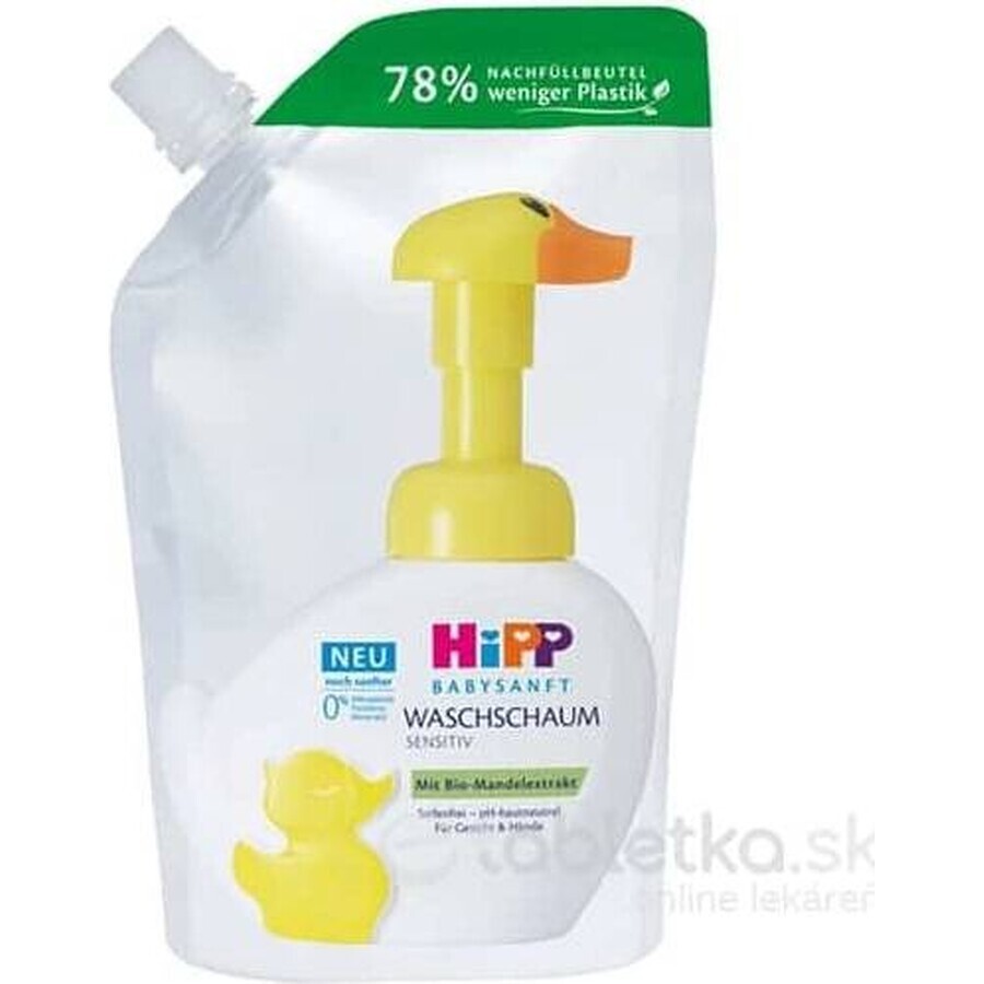 HIPP BABYSANFT spumă de spălat 1×250ml, spumă de spălat, refill