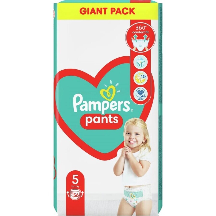 Pampers Pants GP S5 56 pcs (12-17kg) 1×56 pcs