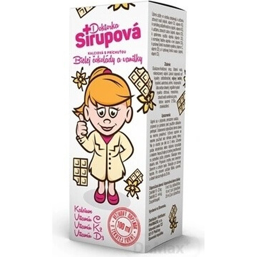 Doctor Syrup Sirop de calciu 1×100 ml, aromă de ciocolată