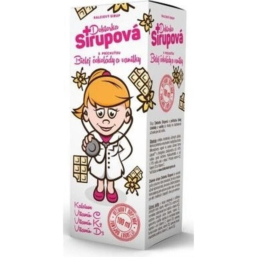 Doctor Syrup Sirop de calciu 1×100 ml, aromă de ciocolată