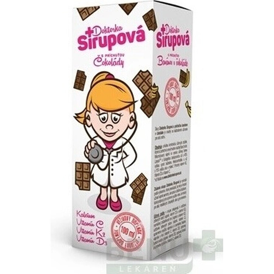 Doctor Syrup Sirop de calciu 1×100 ml, aromă de ciocolată