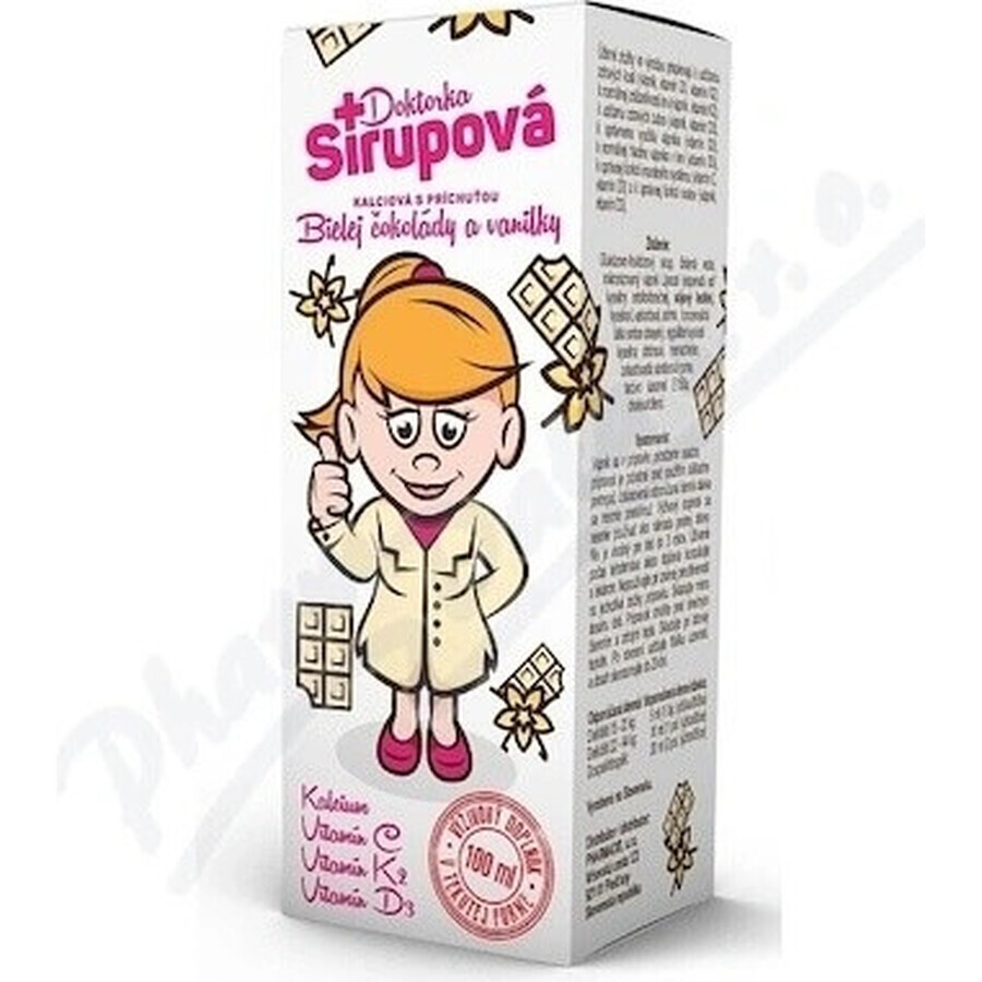 Doctor Syrup Sirop de calciu 1×100 ml, aromă de ciocolată