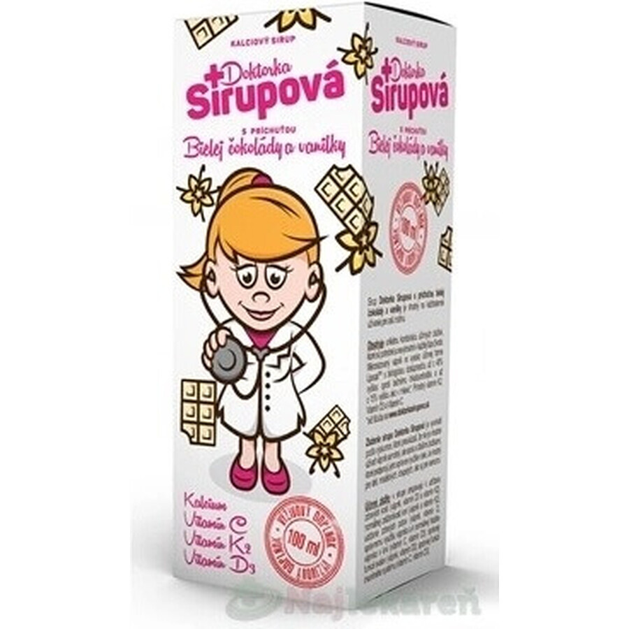 Doctor Syrup Sirop de calciu 1×100 ml, aromă de ciocolată