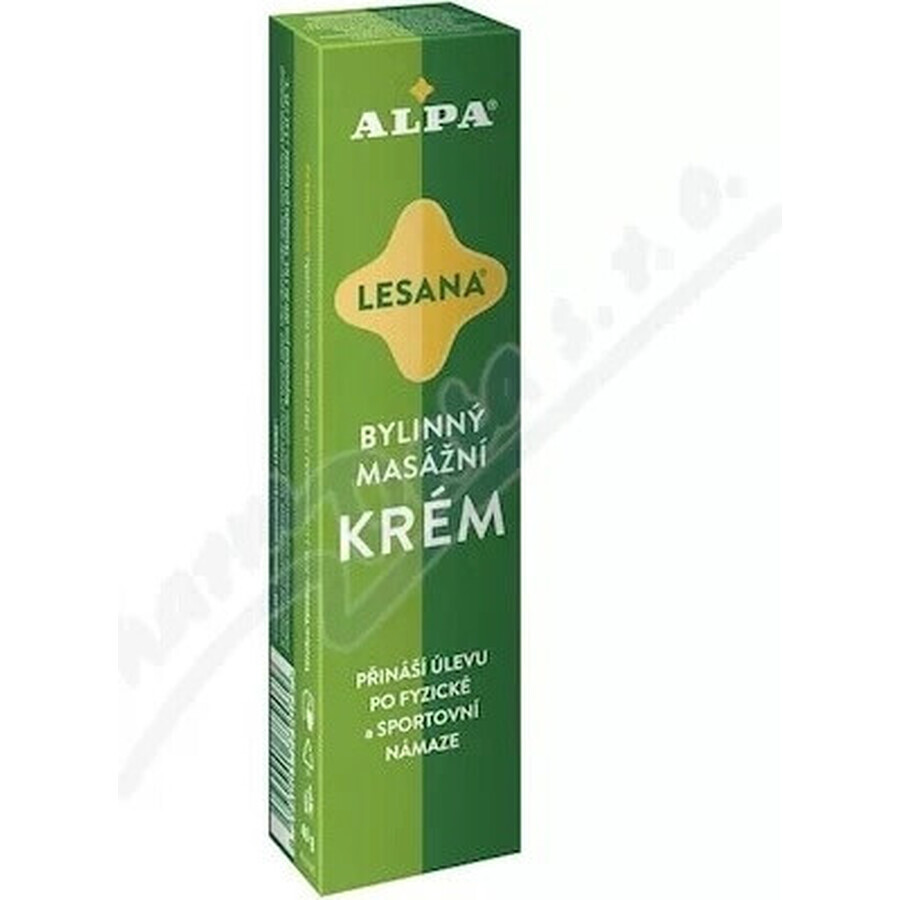 ALPA CREAM LESANA 1×40 g, masaj pe bază de plante