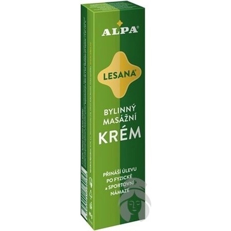 ALPA CREAM LESANA 1×40 g, masaj pe bază de plante