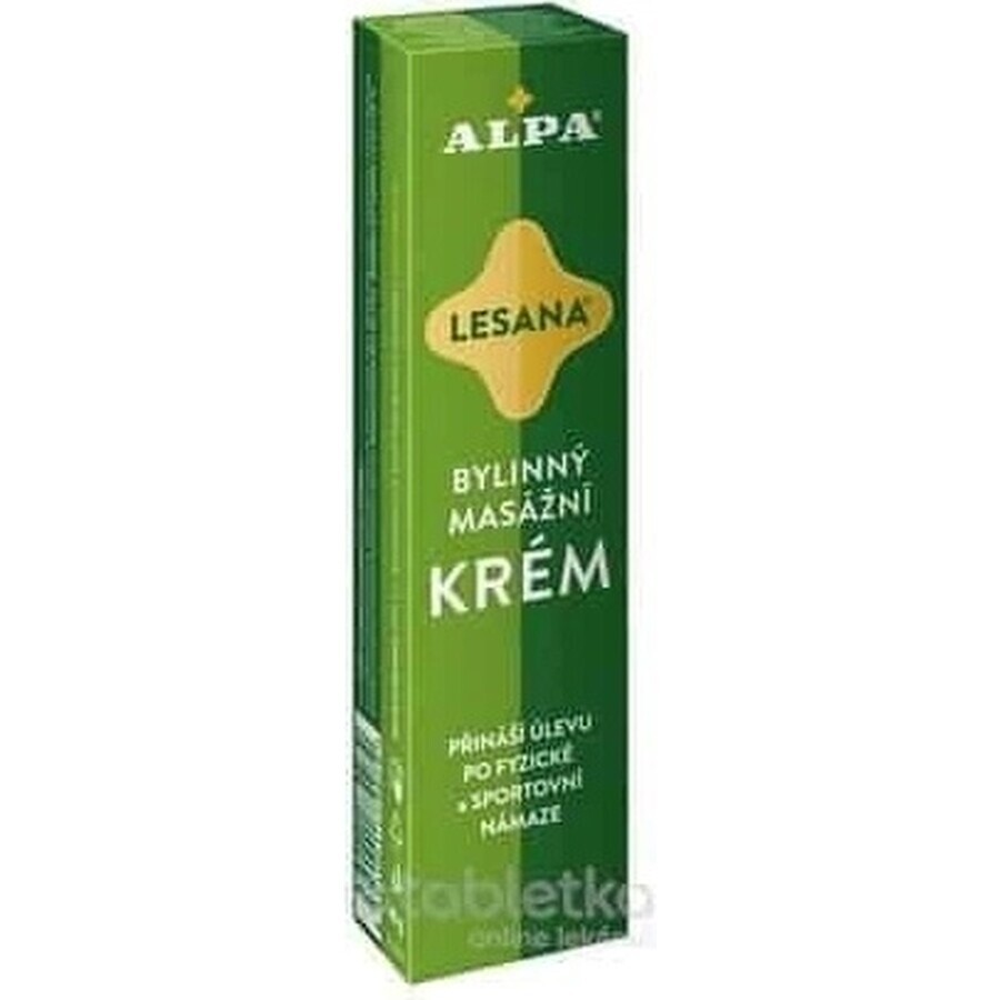 ALPA CREAM LESANA 1×40 g, masaj pe bază de plante