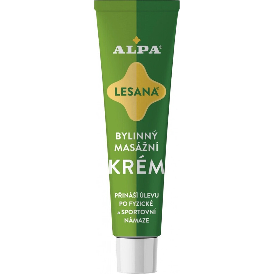 ALPA CREAM LESANA 1×40 g, masaj pe bază de plante