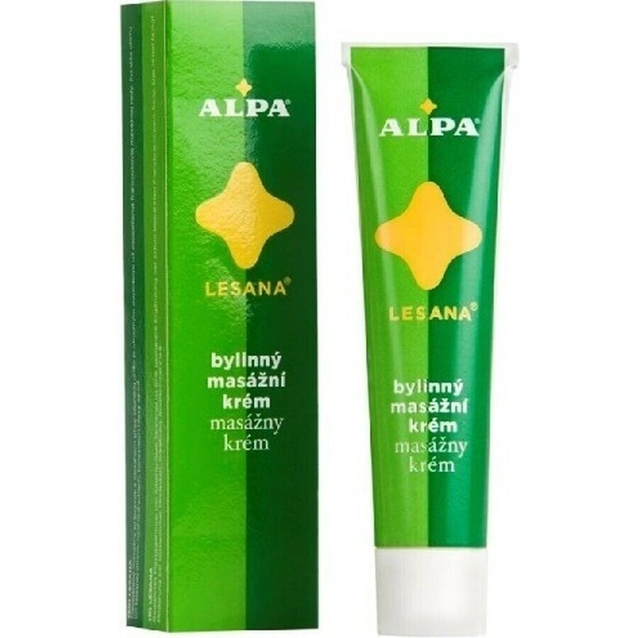 ALPA CREAM LESANA 1×40 g, masaj pe bază de plante