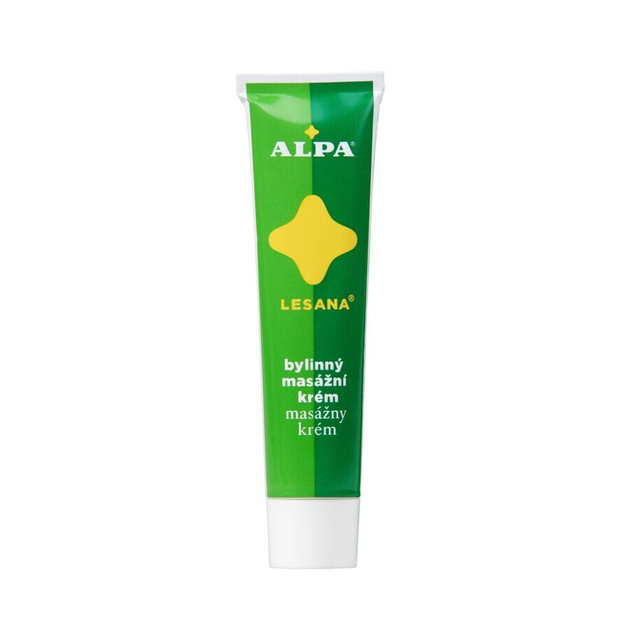 ALPA CREAM LESANA 1×40 g, masaj pe bază de plante