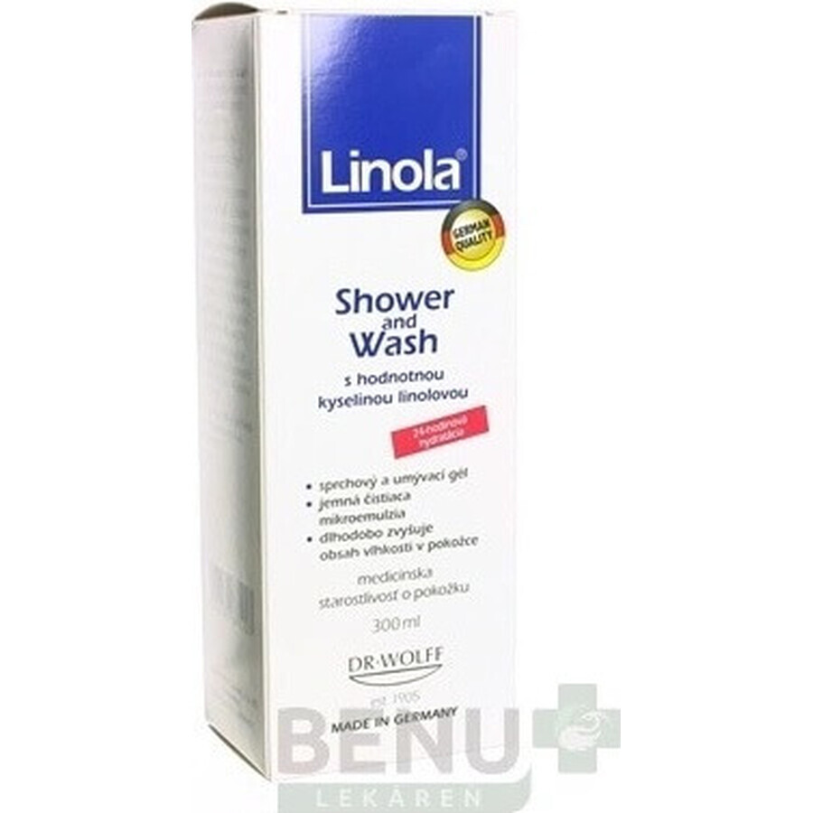 Linola Shower und Wasch 1×300 ml, gel emulsie