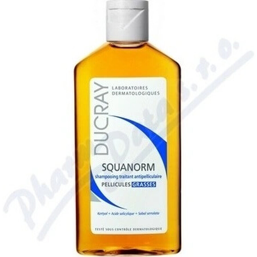 DUCRAY SQUANORM - PELLICULES SÉCHES 1×200 ml, șampon împotriva mătreții uscate