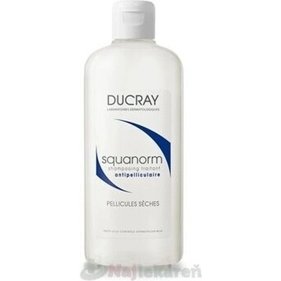 DUCRAY SQUANORM - PELLICULES SÉCHES 1×200 ml, șampon împotriva mătreții uscate