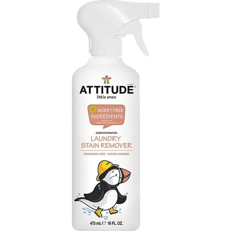 ATTITUDE Baby Laundry Detergent Spray 1×800 ml, détachant