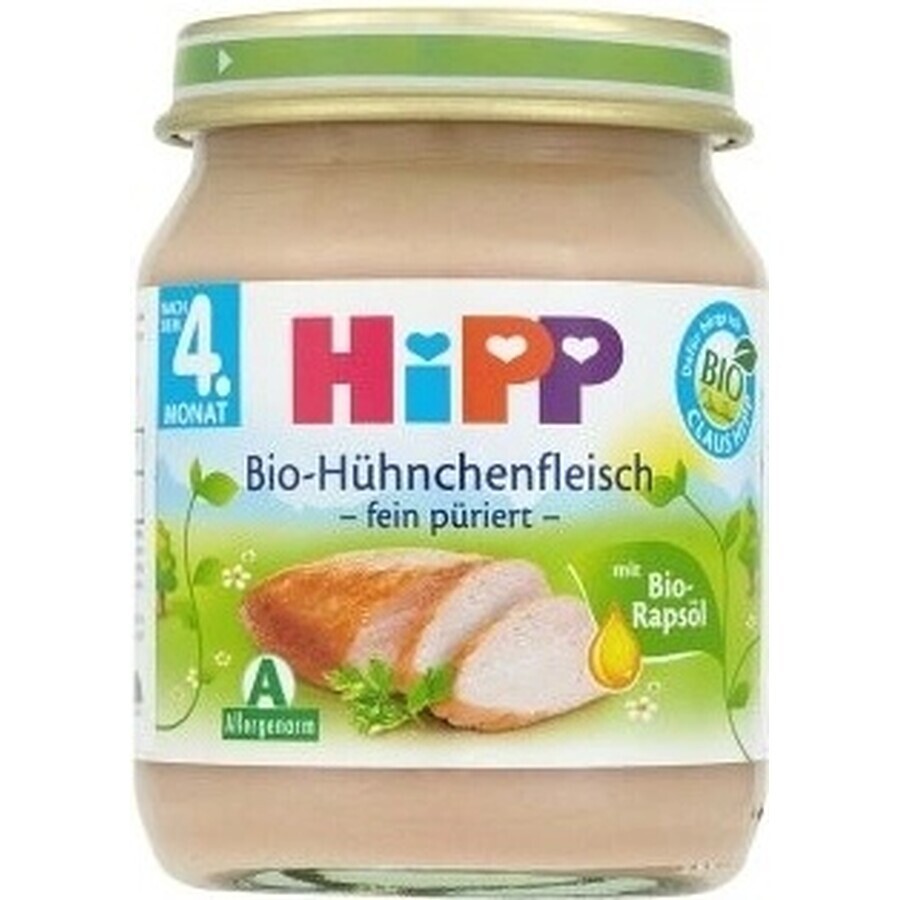 HiPP Bio-Putenpüree 1×125 g, Fleischvorspeise für Kinder