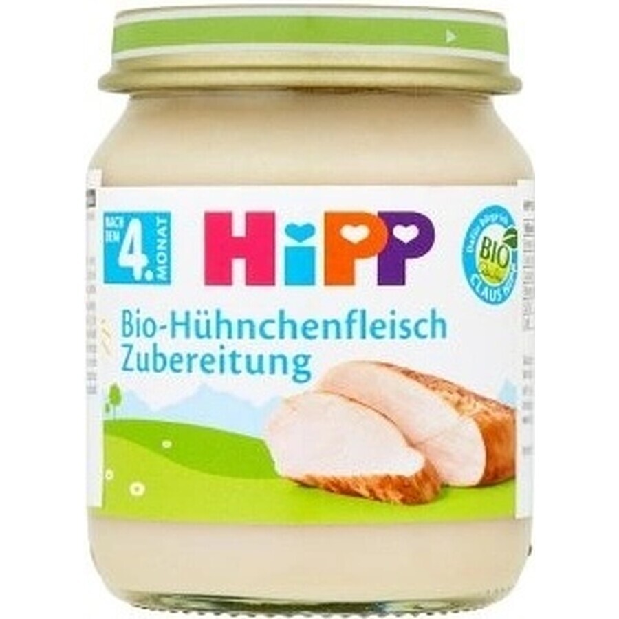 HiPP Bio-Putenpüree 1×125 g, Fleischvorspeise für Kinder